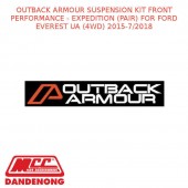 OUTBACK ARMOUR SUSPENSION KIT FRONT EXPD PAIR FITS FORD EVEREST UA (4WD)15-7/18